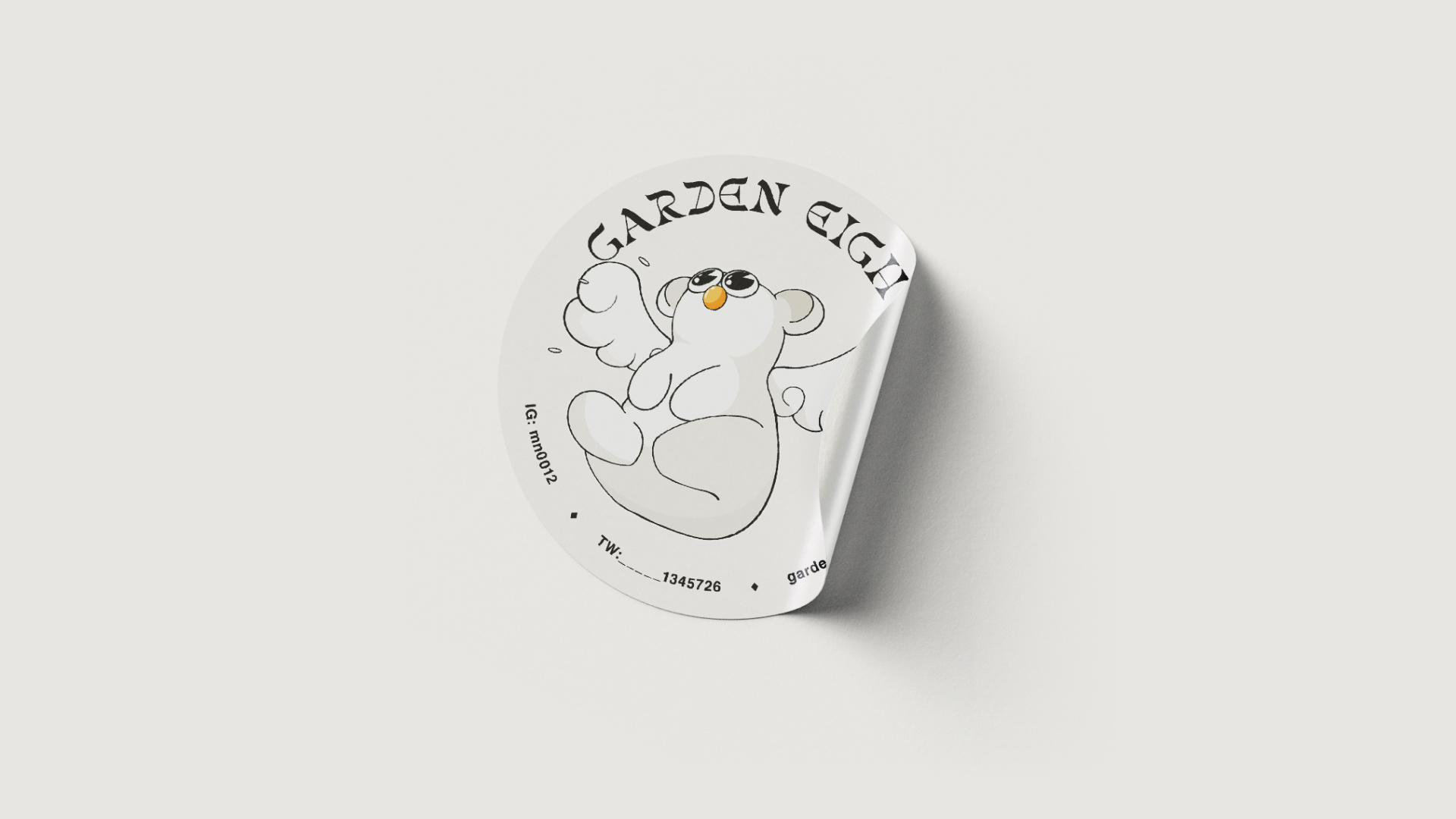 Sticker handed out at Awwwards Conference Amsterdam